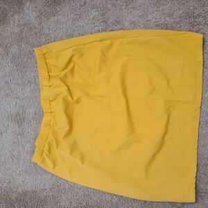 Bright Yellow Skirt